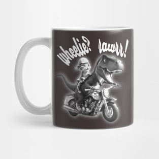 Wheelie? Rawrr! Mug